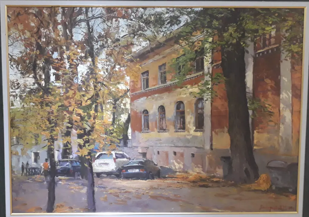Картина - старый Алматы