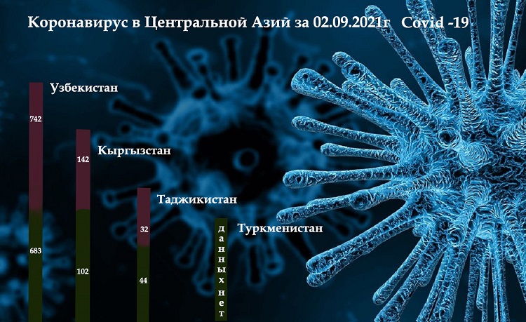 2 Koronavirus Centralnoj Azij za 02.09.2021g Covid 19 Dina Cronos Asia