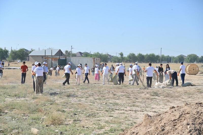 В Шымкенте продолжается республиканская экологическая акция "Таза Қазақстан"