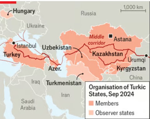 The Еconomist: станет ли Организация тюркских государств противовесом России