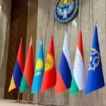 Флаги стран - участниц ОДКБ. ОДКБ заседание Совета коллективной безопасности