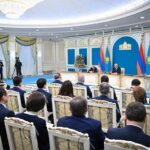 Токаев и Пашинян на брифинге