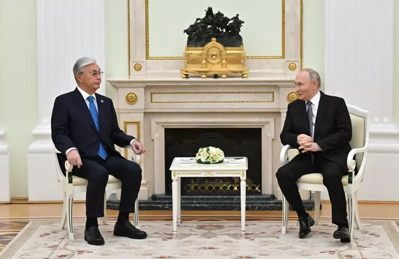 Визит Токаева в Москву, встреча Токаева и Путина в Кремле