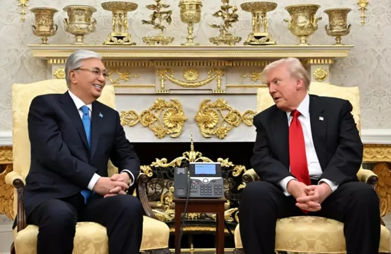 Визит, который изменил тон: как Токаев и Трамп перезапустили диалог Токаев и Трамп - во время визита Президента Казахстана в США